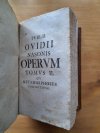 P. Ovidii nasonis Opera I.-III. diel v jednej knihe  (malý formát)