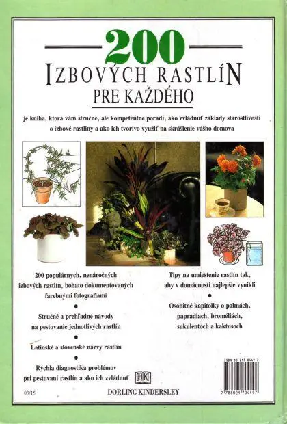 200 izbových rastlín pre každého (Veľký formát)