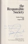 The responsible Society (s podpisom autora- Stephen Roman)