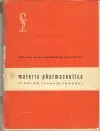 Materia pharmaceutica 1