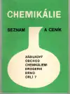 Chemikálie seznam a ceník