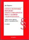 Ústava Slovenskej Republiky Listina základných práv a slobôd