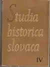 Studia historica Slovaca IV