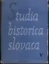 Studia historica Slovaca V