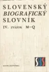 Slovenský biografický slovník IV. zväzok (veľký formát)