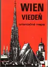 Wien Viedeň orientačná mapa