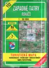 Západné Tatry Roháče Turistická mapa