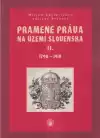  Pramene práva na území Slovenska II. 1790-1918