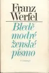 Bledě modré ženské písmo