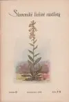 Slovenské liečivé rastliny ročník II číslo 7-8 1942
