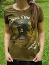 Dámske tričko Jana Eyrová - zelené (veľkosť XS)