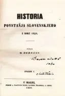 Historia povstaňja Slovenskjeho z roku 1848