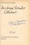 Der brave Schuler Ottokar (s podpisom autora)