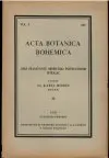 Acta Botanica Bohemica
