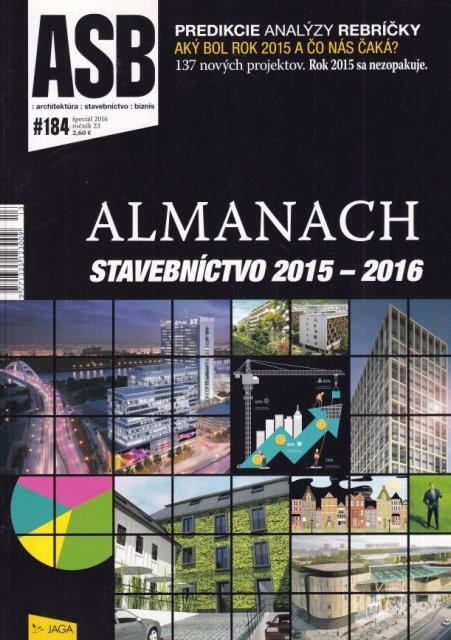 Almanach stavebníctvo 2015-2016 (veľký formát)