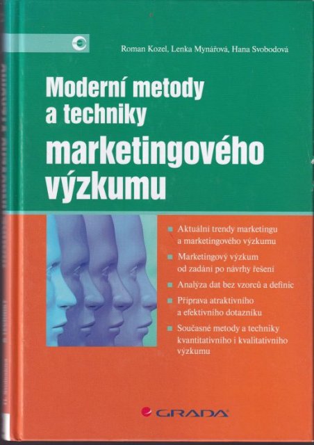 Moderní metody  a techniky marketingového výzkumu (veľký formát)