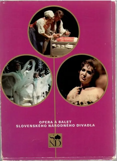 Opera a balet slovenského národného divadla (33 fotografií 16.5x23 cm)