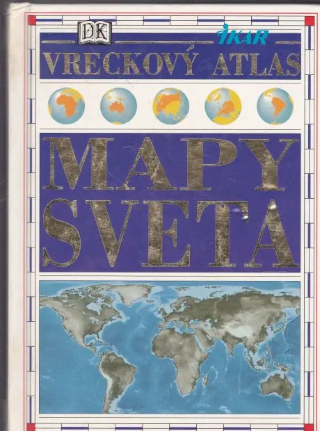 Mapy sveta vreckový atlas  (malý formát)