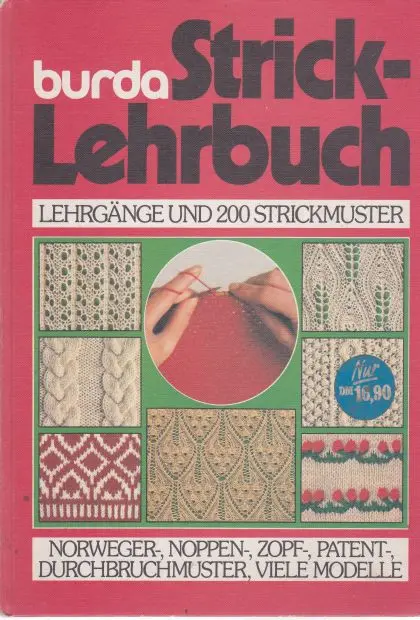 Burda Strick- Lehrbuch (veľký formát)