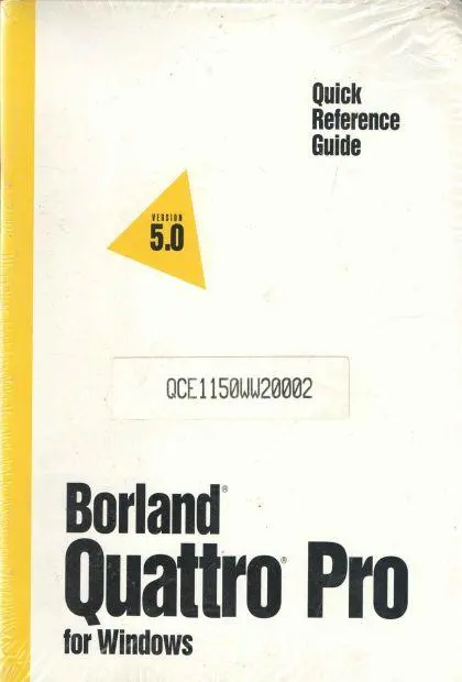 Borland Quattro pro for Windows