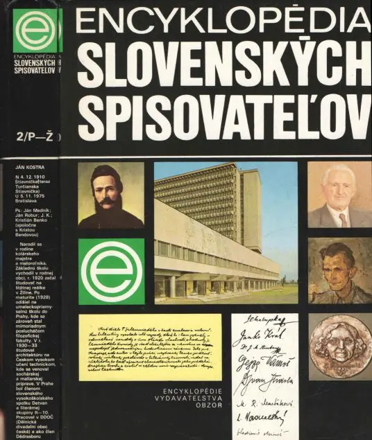 Encyklopédia slovenských spisovateľov 1. a 2. zväzok (veľký formát)