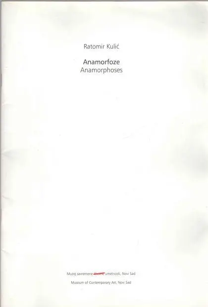 Anamorfoze - Anamorphoses(veľký formát)